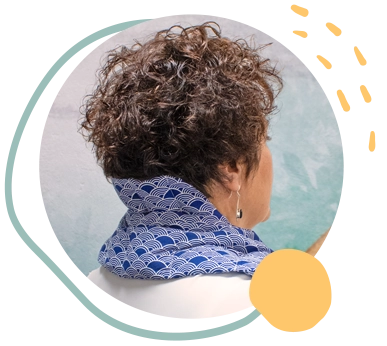 Saco térmico cervical calor seco natural para contracturas cervicales — fabricado en España